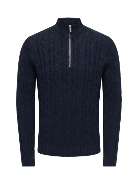 Only & Sons Pulover ONSKIM închis albastru