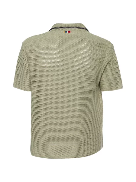 Tricou Orlebar Brown tricotate verde