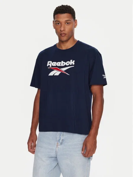 Reebok Póló Regular Fit sötétkék