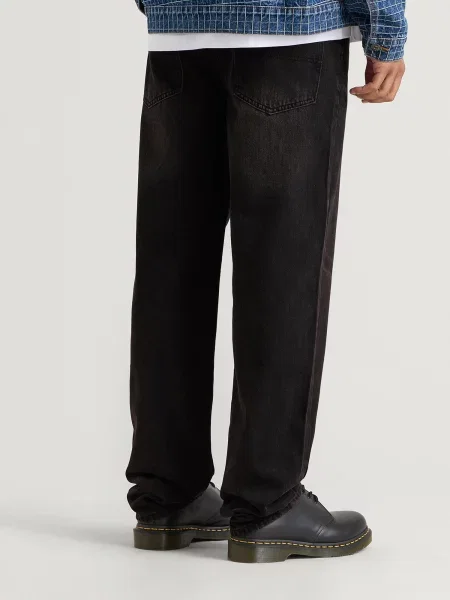 Jeansy straight leg Butter Goods czarne