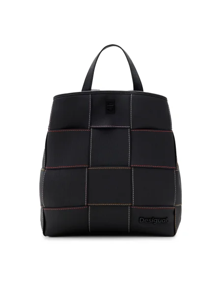 Раница Desigual YOKO NEGRO SUMY MINI малък с изчистен дизайн черно