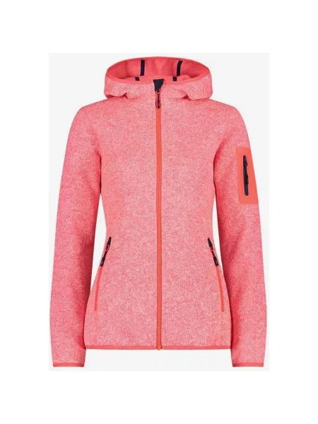 Polar CMP Fix Hood dzianinowy świecący róż różowa