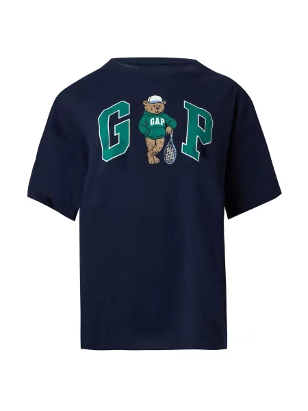 GAP Tricou BRANNAN bleumarin / maro verde