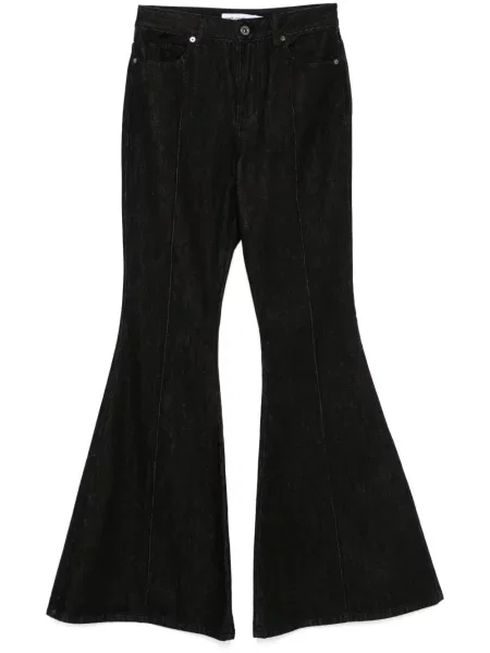 Blugi evazați Self-portrait negru