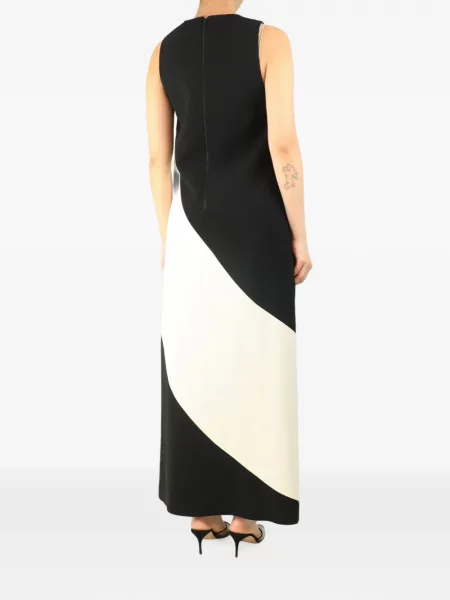 Rochie maxi Alice + Olivia fără mâneci negru