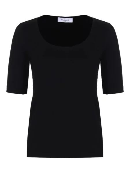 Krótki top Gran Sasso czarny