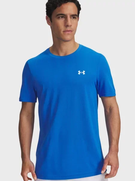 Бесшовная спортивная футболка Under Armour синяя