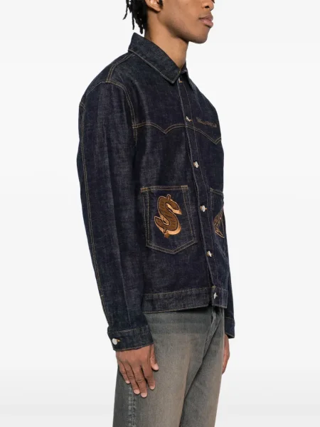 Τζιν μπουφάν Billionaire Boys Club μπλε