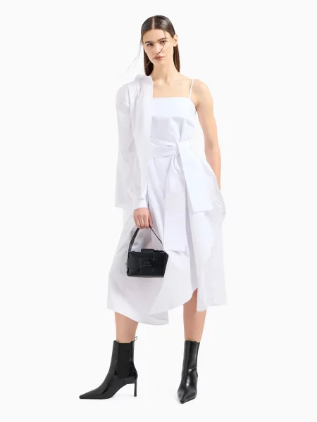 Armani Exchange Сукня міді білий