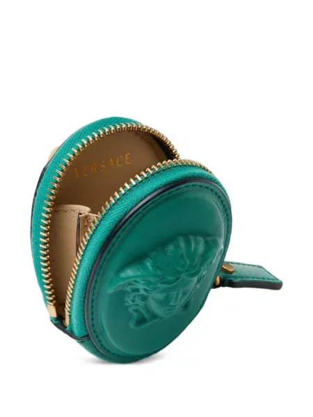 Portofel Versace din piele verde