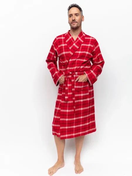 Халат CYBERJAMMIES Noel бавовна/модал червоний