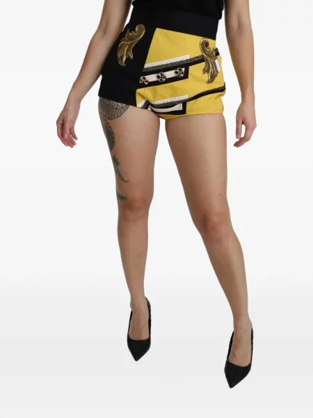 Pantaloni scurți Dolce & Gabbana galben