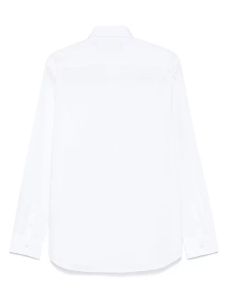 Cămașă Karl Lagerfeld cu broderie alb