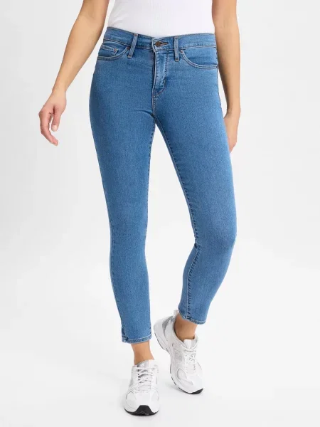 Levi's Dżinsy Shaping Skinny Kobiety jednolity niebieski
