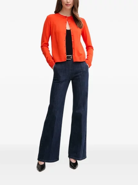 Cardigan Sisley portocaliu