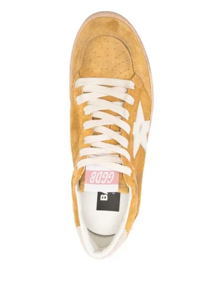 Sneakers Golden Goose σουέντ χρυσό