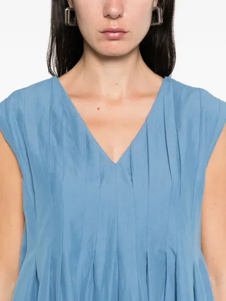 Rochie 's Max Mara plisată de costum albastru