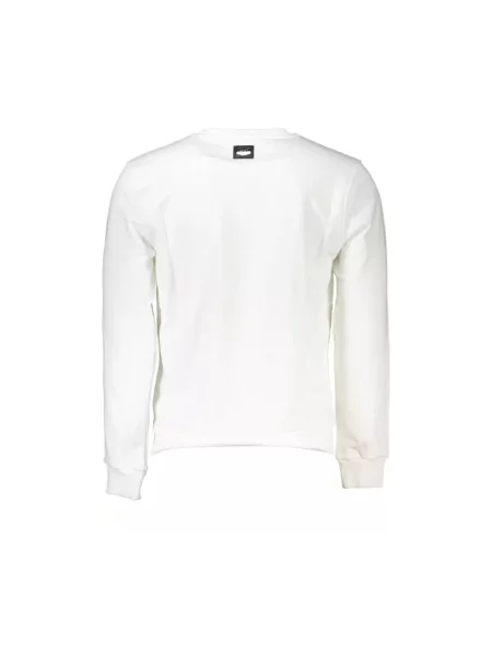 Haftowana bluza Cavalli Class elegancka biała