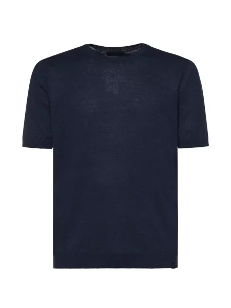 Tricou Fay scurt albastru