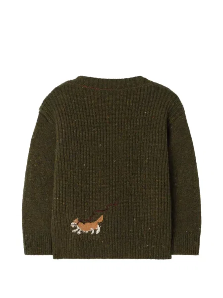 Sweter dziecięcy Burberry zielony