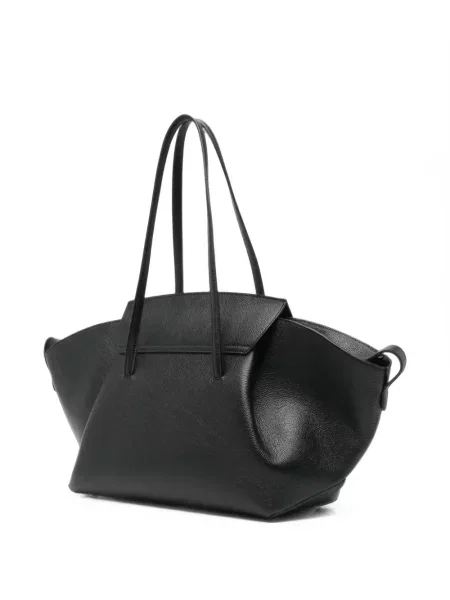 Geantă shopper Demellier din piele negru