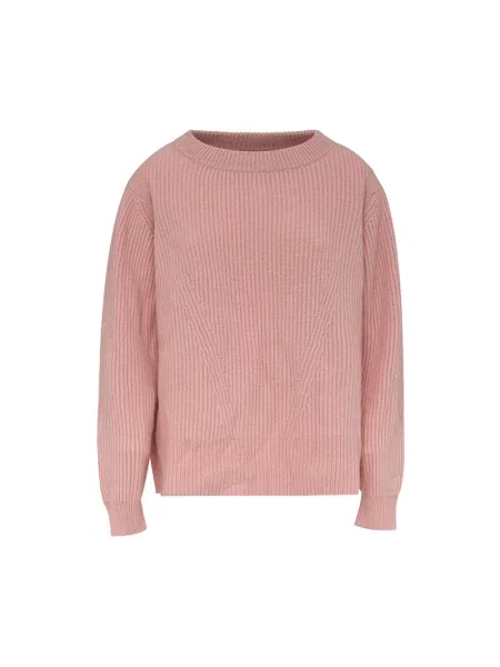 Sweter Malo z kaszmiru elegancki różowy