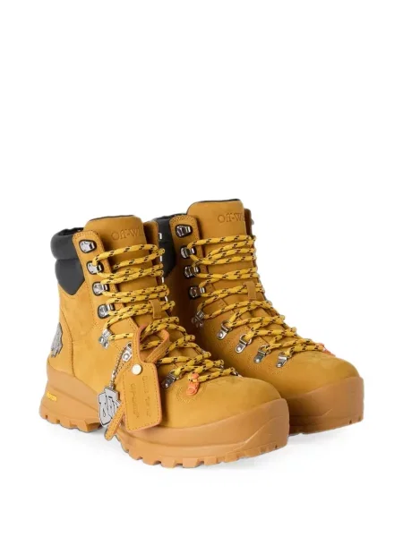 Botine Off-white cu autograf alb