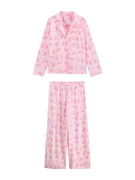 Next Pijama roz / roz alb