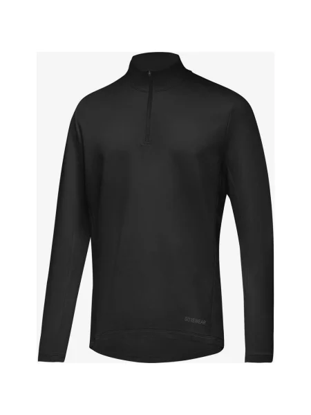 Koszulka GOREWEAR Everyday Mid Quarter Zip długi rękaw M czarna
