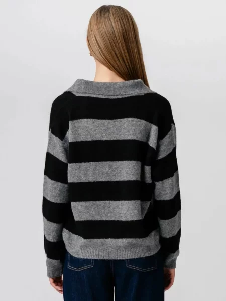 TEESHOPPEN Pulover Nora Knit negru