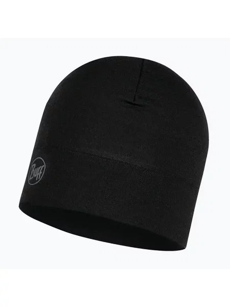 Textilné doplnky Buff Merino Midweight Beanie čierna