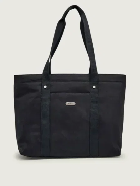 Geantă shopper Barbour negru