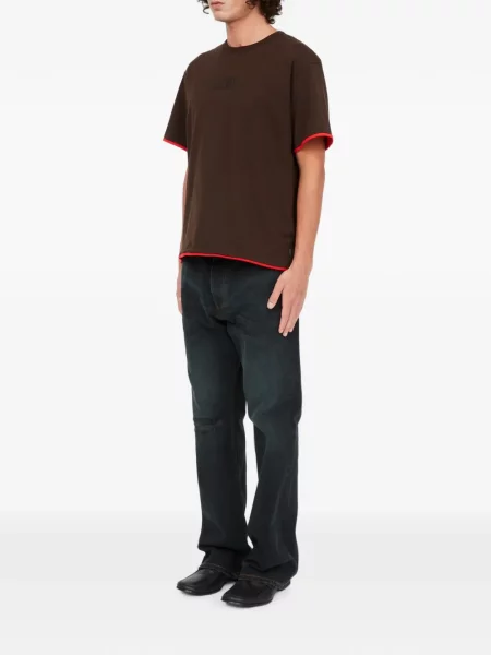 Reversibil tricou Mm6 Maison Margiela maro