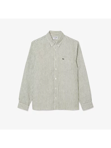 Рубашка Lacoste зеленая