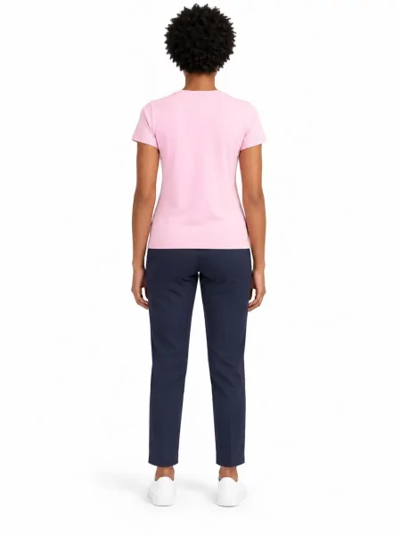 T-shirt slim 4F różowa