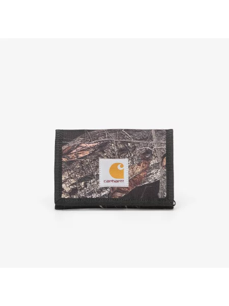 Peněženka Carhartt WIP Alec Wallet Camo Feather Tree Black Universal černá