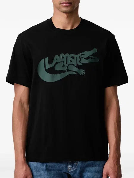 Tricou Lacoste cu imagine negru