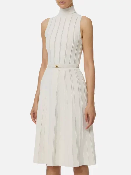 Платье Elisabetta Franchi бежевое