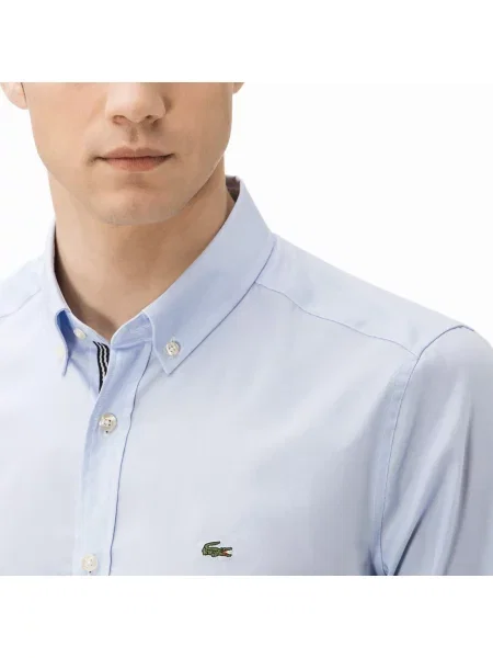 Lacoste сорочка синя