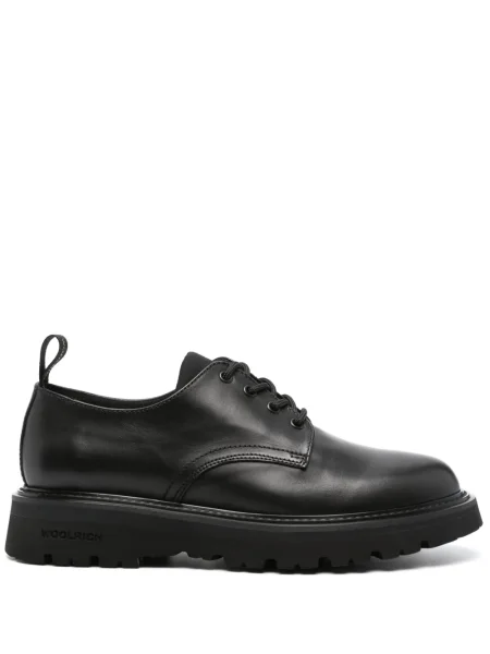 Pantofi derby Woolrich din piele negru