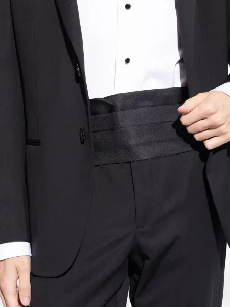Costum Giorgio Armani de mătase negru