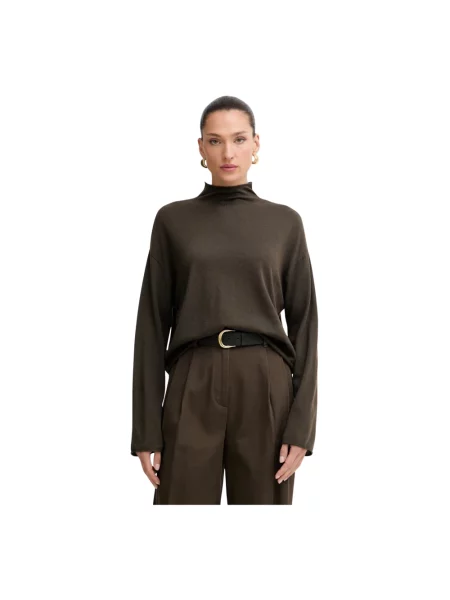 Marc O'Polo longsleeve wełniany brązowa