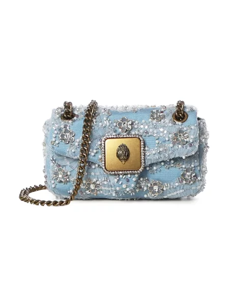 Torebka crossbody Kurt Geiger niebieska