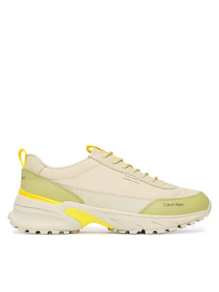 Superge Calvin Klein Hike Runner Casua Lth Rip Svetlo bež