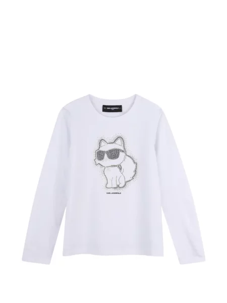 Koszulka dziecięca Karl Lagerfeld biała