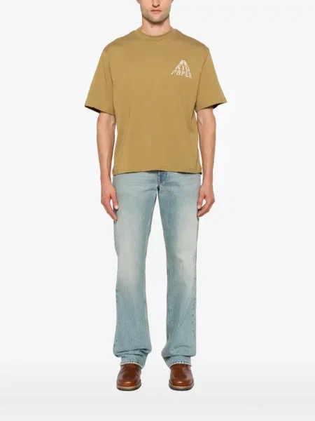 Tricou A Paper Kid cu imagine verde