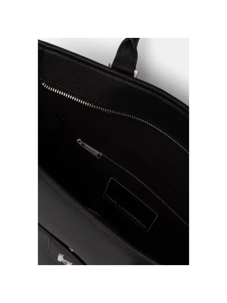 Karl Lagerfeld torba skórzana K/MONOGRAM czarna