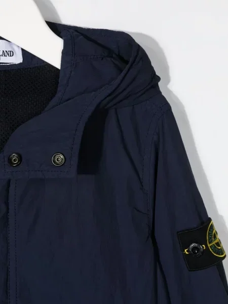 Kurtka bomber dziecięcy Stone Island niebieski