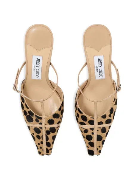 Papuci tip mules Jimmy Choo maro