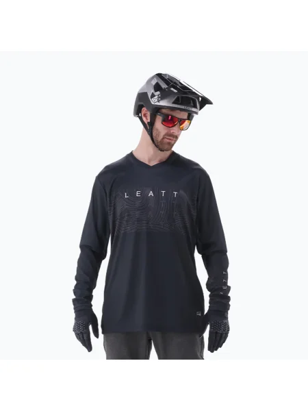 Мъжки колоездачен суитшърт Leatt MTB Gravity black черно